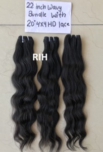 Venta al por mayor de extensiones de cabello humano virgen camboyano y brasileño ondulado de calidad superior paquetes crudos sin procesar de proveedores de confianza - Product Image 4