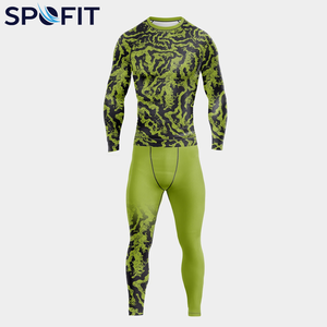 Conjuntos de Rashguard y Leggings Personalizados para Hombre, Sublimados, para BJJ, con Logotipo Personalizado, Ropa de Compresión para MMA - Product Image 3