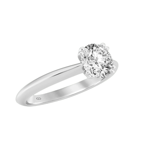 Shielded Brilliance Round Brilliant Cut <b>Solitaire</b> <b>Ring</b> 925 Sterling <b>Silver</b> Gold Vermeil Plated Luxury Fine Jewelry Gift Women - Product Image 5