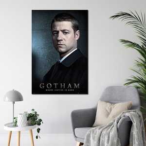 Affiche moderne de Gotham de James Gordon pour décoration murale avec cadre noir - Product Image 2