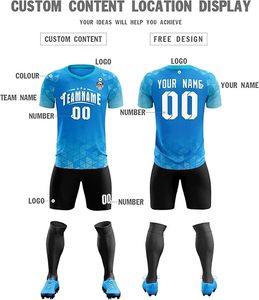 Camiseta de fútbol personalizada para hombres y mujeres, uniforme de entrenamiento personalizado para jóvenes con cualquier nombre, número, logotipo del equipo - Product Image 4