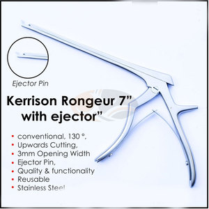 Kerrison Punch Manual instrumento ortopédico construcción de acero inoxidable espinal Rongeurs herramienta quirúrgica duradera de alta calidad CE - Product Image 5