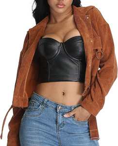 Hollow Out <b>Black</b> Court women Sexy Slim Bustier Leather Lingerie Control top <b>Corsets</b> Bodice Corsage Bustier Dress Shaper wear - Product Image 3