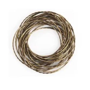 Nuevo servilletero de Metal con acabado Vintage de malla de alambre de aspecto moderno para decoración de bodas y eventos Nuevo servilletero de Metal - Product Image 1