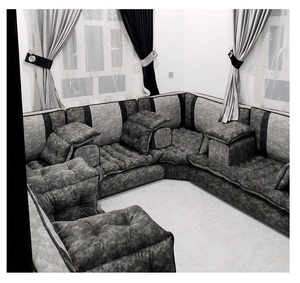 Sofá estilo Majlis árabe, diseño clásico, elegante conjunto para sala de estar, asientos de esquina de lujo, diseño que ahorra espacio - Product Image 1