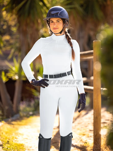 Performance Horse Riding Base Layer <b>for</b> <b>Women</b> Breathable Lightweight Moisture Wicking Quick Dry Equestrian <b>Undershirt</b> - Product Image 6
