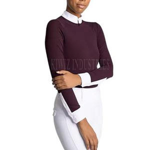 Alta calidad 2024 último diseño camisa de equitación de gran tamaño personalizado impreso camisa de equitación para la venta - Product Image 2