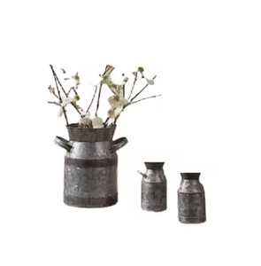 Macetas de metal decorativas personalizables para uso interior/exterior Venta caliente con textura atractiva Colores y formas personalizables - Product Image 4