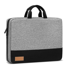 Authentic Brown Leather <b>Laptop</b> <b>Bag</b> with Premium Stitching Spacious Main Compartment Casual Style Waterproof Zipper Closure - Product Image 5