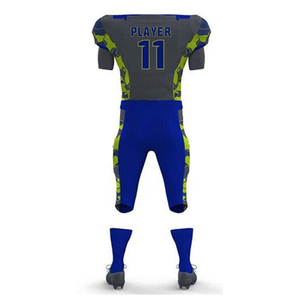 Chemises d'équipe de sport respirantes pour jeunes professionnels, ensemble d'options de grande taille comprenant des hauts maillot de football américain - Product Image 3