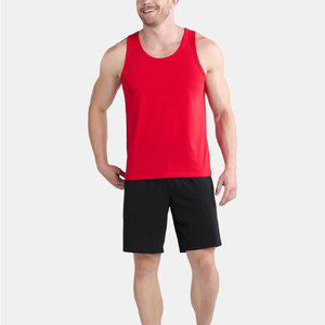 Respirant hommes coton débardeur été sans manches oem gymwear avec impression de logo personnalisé pour une utilisation de vêtements de fitness de marque privée - Product Image 5
