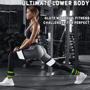 Fitness Equipment D-Ring <b>Ankle</b> Straps Best Quality Weight Lifting Custom Logo D-Ring <b>Ankle</b> Strap - Product Image 2