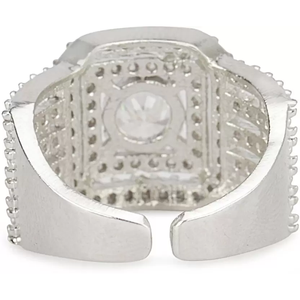 Bagues en cristal AD sophistiquées, beauté classique avec une touche moderne - Product Image 2