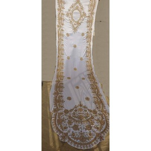 Tissu Dirac de mariée somalien le plus vendu avec travail perlé et design unique pour les femmes mariage et fête directement d'Inde - Product Image 3