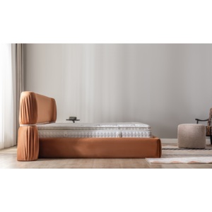 Colchón Ortopédico de Muelles Ensacados de 30 cm, 5 Zonas, Tejido de Tela, Diseño Contemporáneo para Muebles de Hogar y Hoteles - Product Image 3