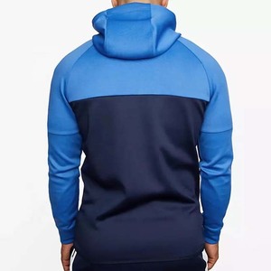 Survêtement deux pièces pour hommes OEM logo personnalisé de marque hommes mode vêtements de sport ensemble de fitness sweat à capuche avec fermeture éclair et jogging - Product Image 3