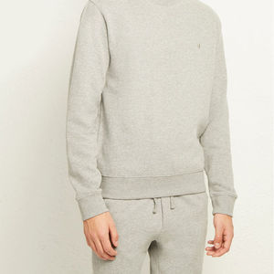 Sweat ras du cou vintage vierge en polyester surdimensionné Pull à manches longues en coton Sweat pour hommes - Product Image 2