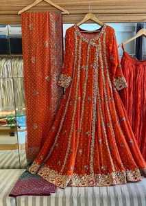 Impresionante Sharara Gharar Bail Bottom mujeres paquistaníes diseños hermoso vestido de mujer paquistaní mejor calidad precio al por mayor - Product Image 6