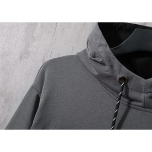 Sudadera con Capucha para Hombre, Estilo Vintage, Casual, con Estampado de Letras Digitales, de Felpa de Algodón y Spandex, Sudadera con Capucha y Parches Modernos - Product Image 2