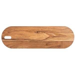 Planche à découper en bois d'acacia et de mangue carrée pratique et écologique avec des planches à découper en bois de poignée - Product Image 3