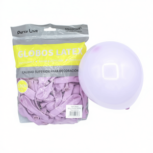 Palloncini in Lattice Party Love 12cm Fucsia Pastello 100pz Confezione Decorazioni per Feste - Product Image 2