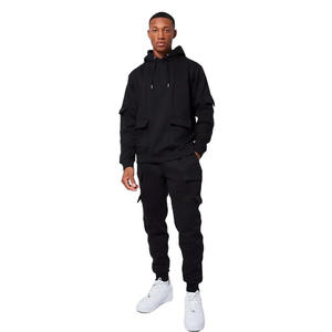 Unisex High Quality Fleece Hooded Pullover Tracksuit & <b>Sweatsuits</b> New Plus Size XL Embroidered Logo <b>for</b> Men <b>Women</b> <b>for</b> Winter - Product Image 1