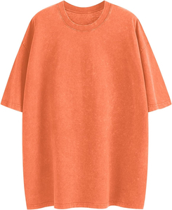 T-shirts surdimensionnés anti-rides à manches courtes pour hommes T-shirts colorés 100% coton blanc col rond T-shirts vierges entretenus par l'OEM - Product Image 6