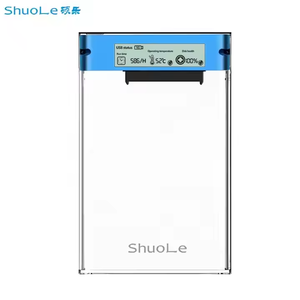 กล่องใส่ฮาร์ดดิสก์ SHUOLE Type C USB3.2 Gen1 ขนาด 2.5 นิ้ว SATA HDD SSD พร้อมหน้าจอ LCD อัจฉริยะ ป้องกันการเสียหาย และเป็นแท่นเชื่อมต่อฮาร์ดไดรฟ์ - Product Image 6