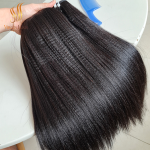 Venta al por mayor, pelucas de cabello Remy recto rizado con cutícula completa alineada, el mejor precio en cabello humano vietnamita - Product Image 2