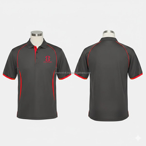 Camisas de Punto con Botones para Hombre, Estilo Casual de Verano, 100% Algodón, Bordadas, de Secado Rápido, Transpirables, Manga Corta, para Golf, Fútbol, Tenis - Product Image 1