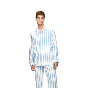 Conjunto de Pijama de Seda 100% para Hombre, de Lujo, con Logotipo Personalizado, Transpirable, Ropa de Dormir Larga, Alta Calidad, Precio Asequible, Hecho en Pakistán - Product Image 3