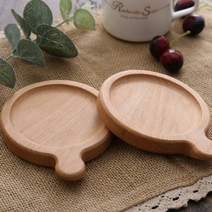 Posavasos natural hecho a mano con forma de conejo encantador de árbol de madera de acacia posavasos de madera de alta calidad OEM acepta - Product Image 5