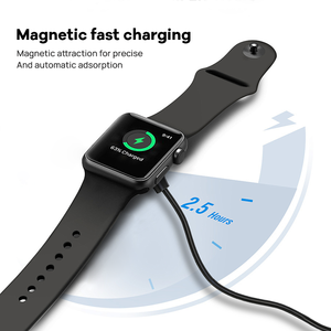 Support de câble de charge USB Type C pour montre connectée, compatible avec <span class=keywords><strong>Garmin</strong></span> Fenix 7 <span class=keywords><strong>Instinct</strong></span> 2S, noir, 3 pieds - Product Image 3