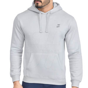 Sudaderas con capucha de gimnasio para hombre de talla grande de alta calidad, ropa de invierno con logotipo personalizado, patrones de impresión sólidos, 100% algodón transpirable personalizado - Product Image 1