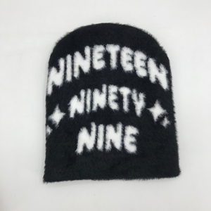 Gorro de punto holgado, cálido, suave y acogedor, forrado de lana, ajustable, elegante, para exteriores, para clima frío, para uso casual. - Product Image 3