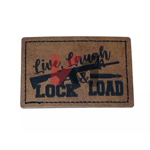 Venta al por mayor de parches de cuero personalizados, opciones de prensado en caliente y costura disponibles, parches de cuero genuino para ropa, marca personalizada - Product Image 1