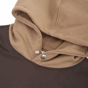 Venta al por mayor Tasa de Sudadera con capucha de gran tamaño Casual Hip Hop Streetwear Sudadera con capucha de gran tamaño por encargo Sudaderas con capucha de gran tamaño - Product Image 4