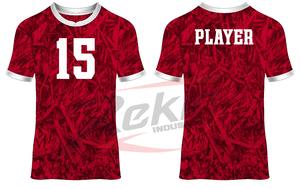 Camiseta de fútbol impresa digital de alta calidad OEM para adultos y jóvenes conjuntos de alta calidad precio al por mayor ropa de fútbol - Product Image 4