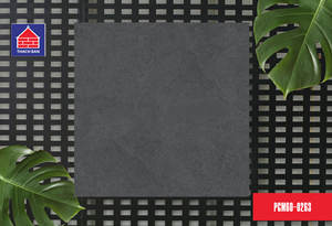 Azulejos de porcelana esmaltada mate antideslizante de alta calidad, azulejos de exterior de porcelana gris oscuro con aspecto de piedra de Vietnam - Product Image 5