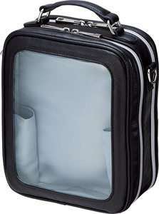 Sac à main carré haut de gamme Tsuletette MUI avec fermeture éclair, en PVC, bandoulière amovible, capacité de 2 à 2,9 L, style décontracté unisexe - Product Image 3