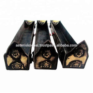 Asterisk Himalayan Agarwood <b>Incense</b> <b>Burner</b> Durable Metal Easy-to-Use Bedshape Spacious <b>Incense</b> <b>Holder</b> for Religious Use Diffuser - Product Image 2