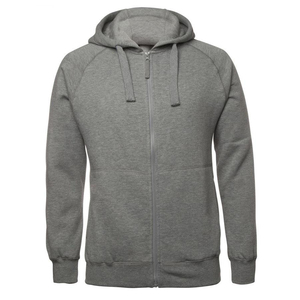 Sudadera con capucha y cremallera completa de doble cabeza 550 GSM con logotipo personalizado para hombre Sudadera con capucha de invierno de calle con patrón sólido de algodón 100% con apliques - Product Image 5