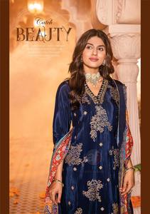 Traje Salwar de mujer con bordado de seda Chinon de alta calidad de último diseñador para fiesta Festival por FABZONE - Product Image 3