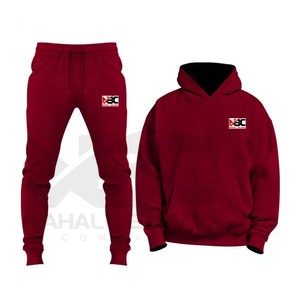High Quality Sweatsuit Jogging Zipper Track Suit Set Tech Fleece Custom Logo Zip Hoodie. - Product Image 4