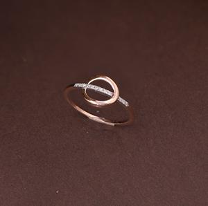 Anillo de Compromiso de Diamantes Chapado en Oro Rosa de 14K, Diseño Elegante, Aniversario, Venta Al por Mayor, Calidad Premium, Precio Barato, Superventas - Product Image 1