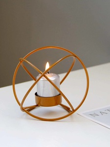 Handmade Shiny Nickel Plated Silver Square Metal <b>Candle</b> Stand Holder Custom New Design for Home Decoration - Product Image 5