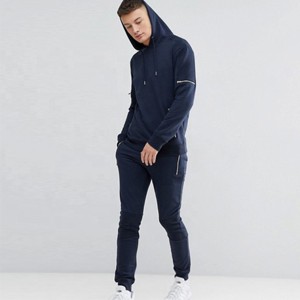100% Custom Cotton Tracksuits French Terry Hoodies and <b>Sweatpants</b> <b>Set</b> for Men Heavyweight Custom Logo Sweat suits - Product Image 1