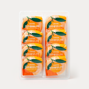 JEJU Hallabong Monaca ขนมกรอบสไตล์เกาหลี, กล่องใส่ขนมเวเฟอร์ไส้ถั่วแดงกรอบใส่ส้มรสชาติแบบเกาหลีของขวัญ - Product Image 3