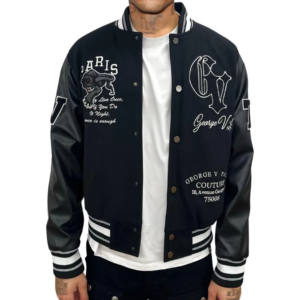 2024 venta al por mayor de la mejor calidad chaqueta Varsity estilo fresco de gran tamaño transpirable logotipo personalizado OEM servicio Varsity chaquetas - Product Image 1