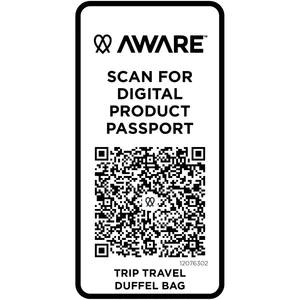 Sac de voyage écoresponsable Trip Aware pour gadgets, sacs à cordon promotionnels pour le sport - Product Image 5